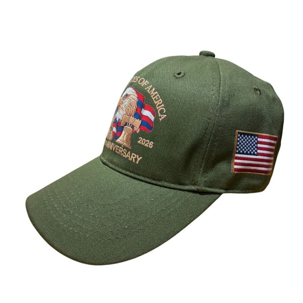 United States 250th Anniversary Patriotic Cap New